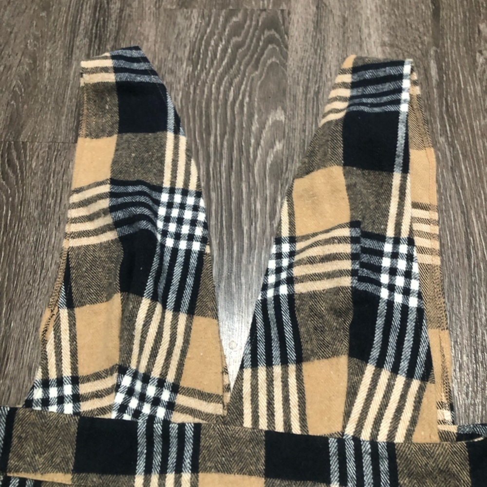 SHEIN Plaid Pinafore Overall Dress with Pockets - Size XL - Dark Academia - Picture 4 of 9